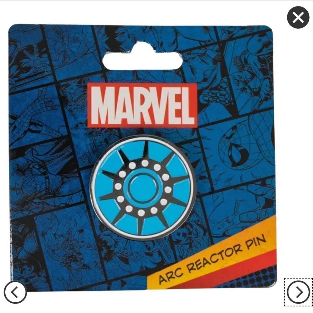 NWT Marvel Arc Reactor Pin - Picture 3 of 8